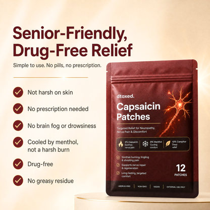 Dtoxed™ Neuropathy Relief Capsaicin Patches