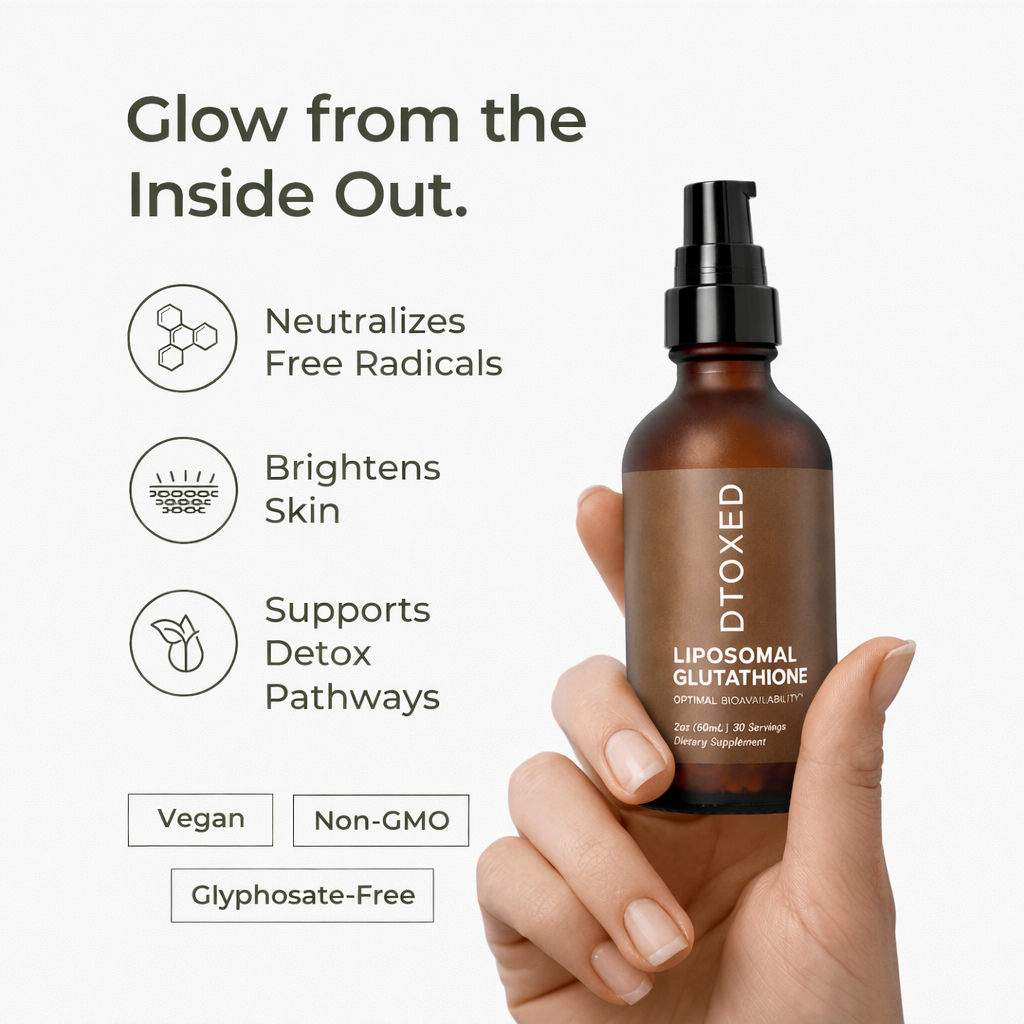 Dtoxed.™ Liposomal Glutathione - Cellular Detox + Glow Support