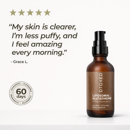 Dtoxed.™ Liposomal Glutathione - Cellular Detox + Glow Support