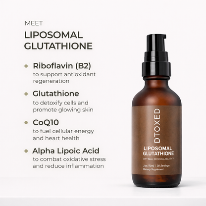 Dtoxed.™ Liposomal Glutathione - Cellular Detox + Glow Support