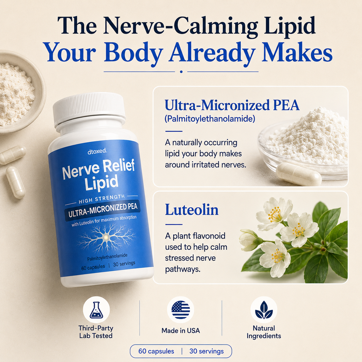 Dtoxed™ Nerve Relief PEA Lipid
