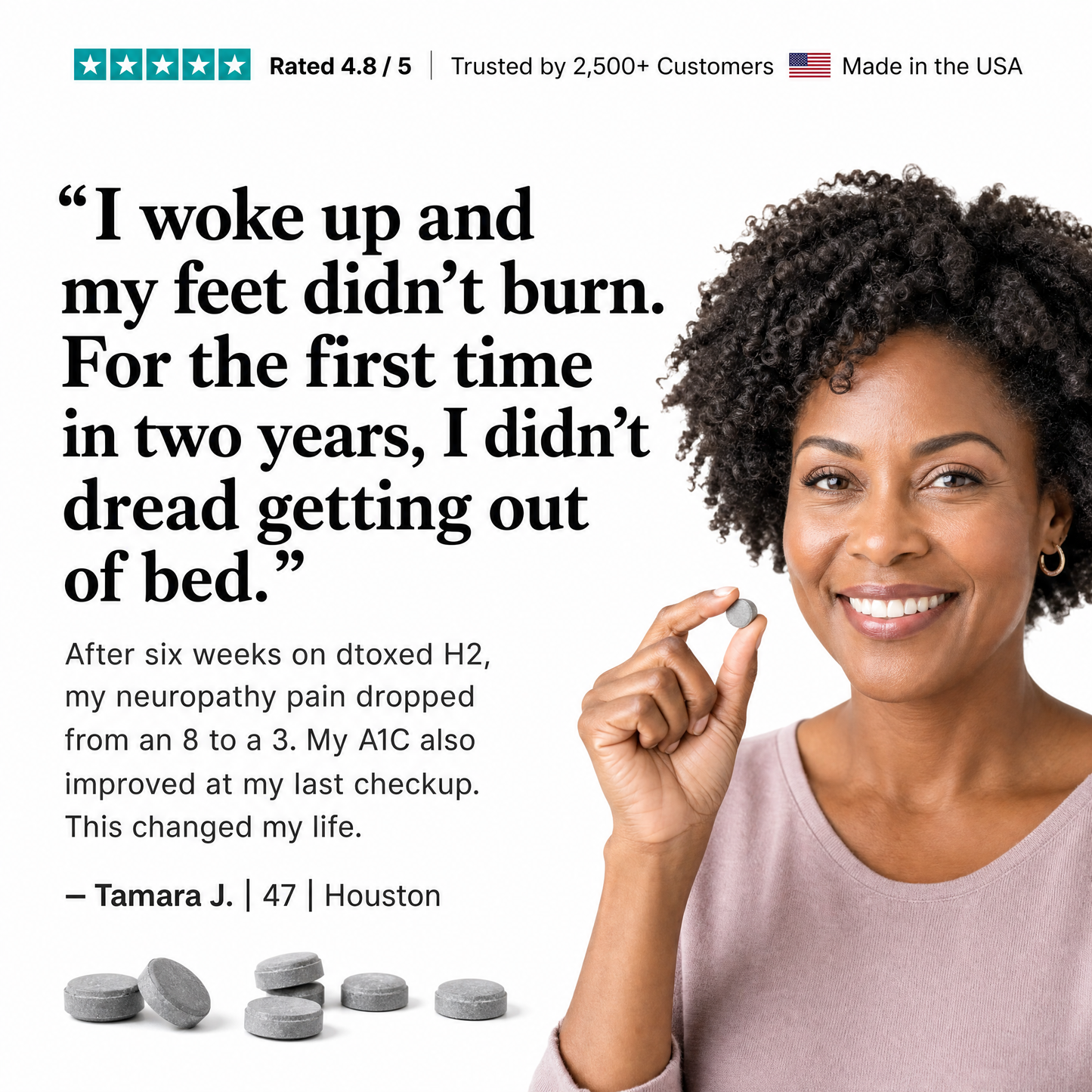 Dtoxed.™ Molecular Hydrogen Tablets