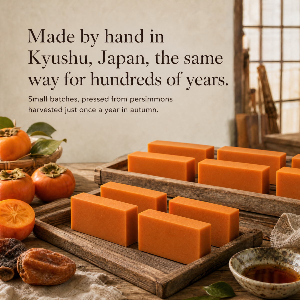 Dtoxed™ Handmade Japanese Persimmon Soap