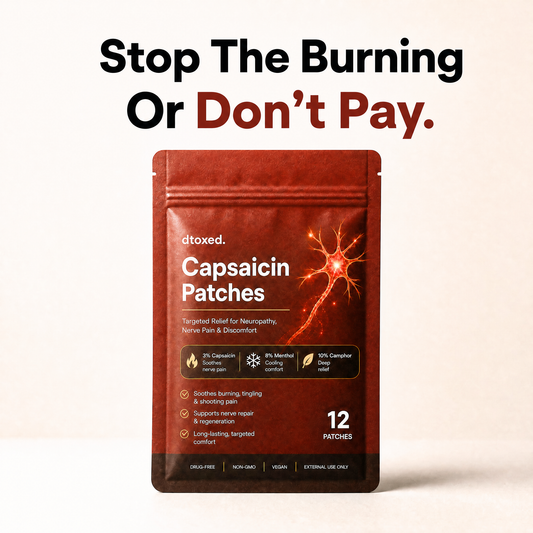 Dtoxed™ Neuropathy Relief Capsaicin Patches